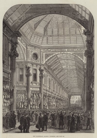 Nouveau marché de Leadenhall, intérieur - Frank Watkins